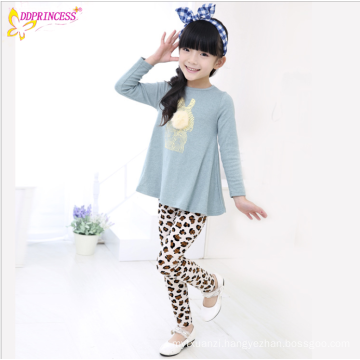 Wholesale Clothing Kids Girls Animal Print Pants, Girl Skinny Pants